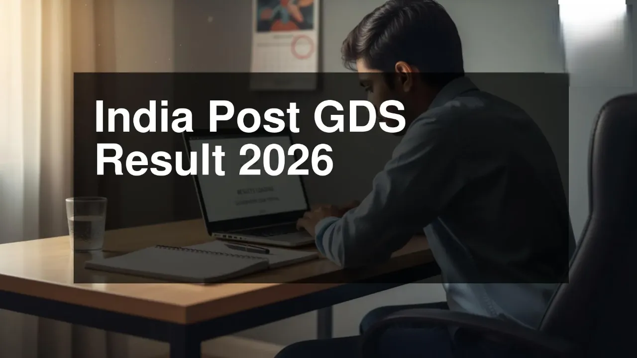 India Post GDS Result 2026 (Out Soon) – Merit List, Cut-Off & Selection Process