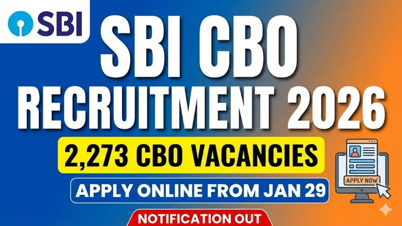 SBI Circle Based Officer (CBO) Recruitment 2026: Apply Online for 2273 Posts, Check Eligibility & Important
