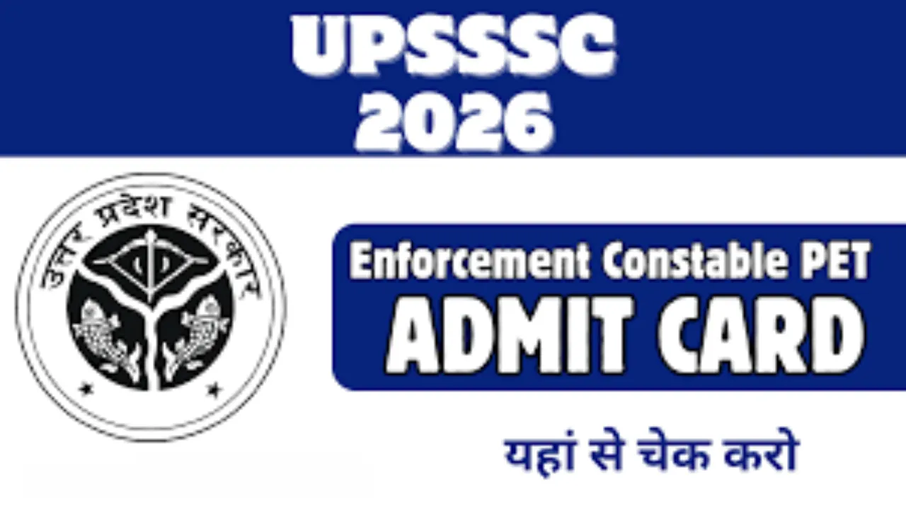 UPSSSC Enforcement Constable Recruitment 2023 – PET Exam Admit Card & 477 Vacancies