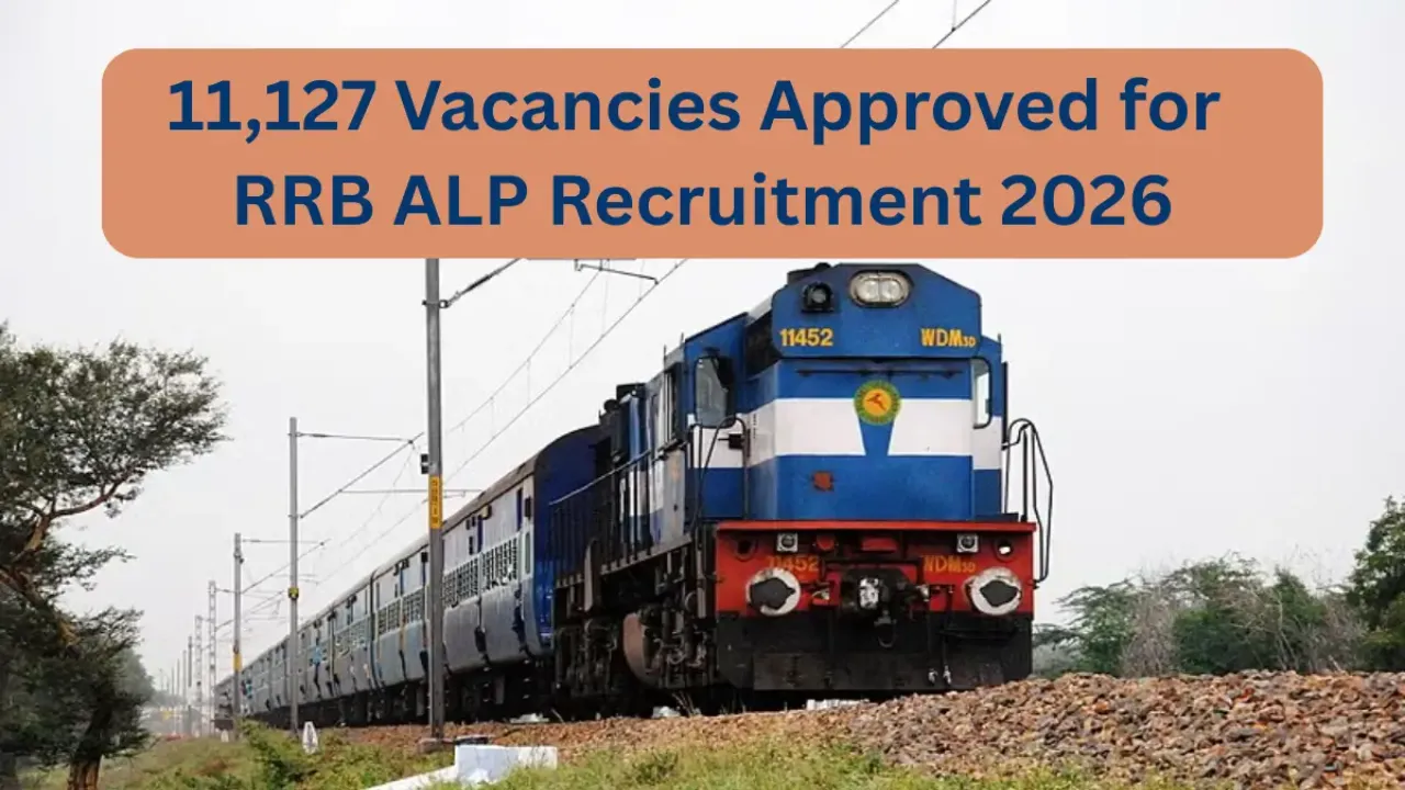 RRB ALP New Vacancy 2026–27: Recruitment of 11,127 Assistant Loco Pilot Posts Approved